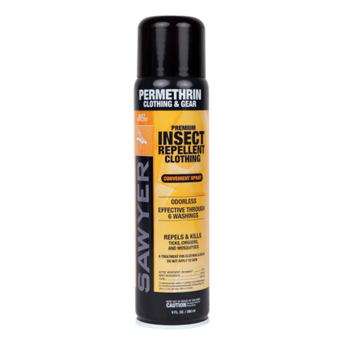 Sawyer Permethrin Insect Repellent for Clothing, Gear & Tents | 9 oz Aerosol Spray