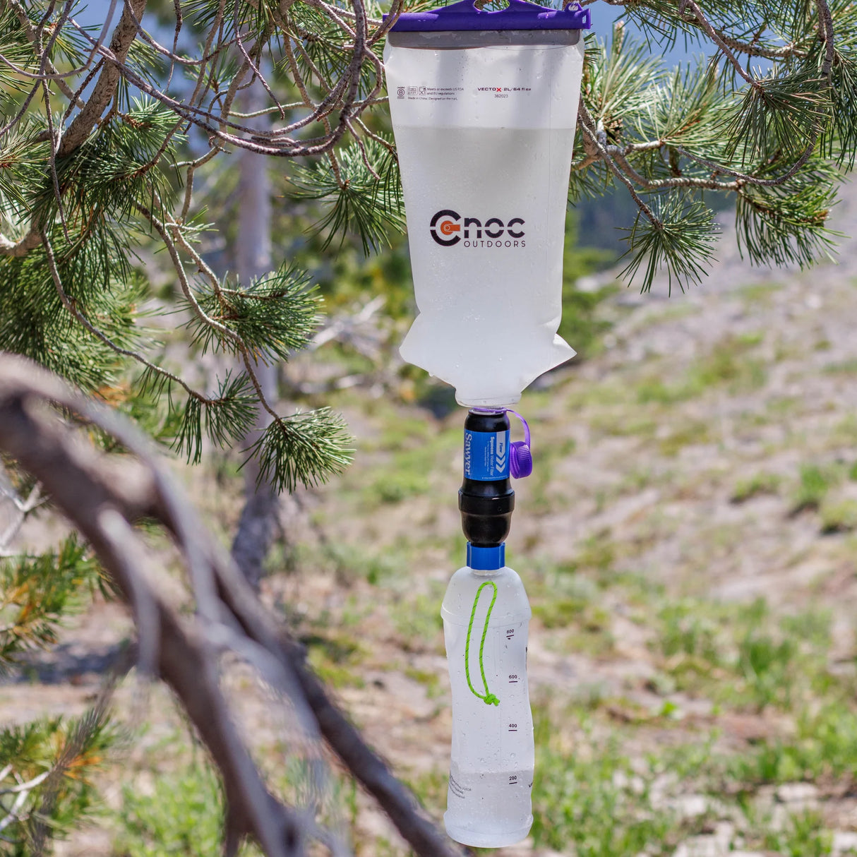 CNOC Outdoors VectoX 2L Water Container | Durable Ultralight Backpacking Water Storage