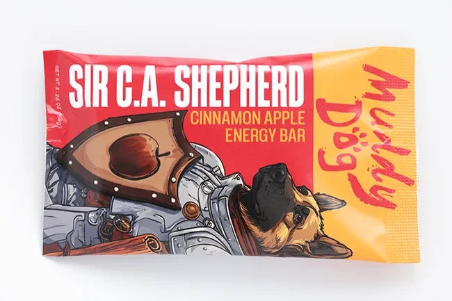Muddy Dog Snacks | Sir C.A. Shepherd - Cinnamon Apple Energy Bar (Human Treats)