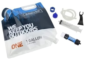 Sawyer One Gallon Gravity Water Filtration System | Lightweight Backpacking Water Filter