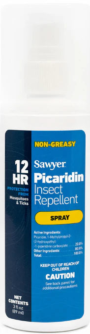 Sawyer Premium Insect Repellent 20% Picaridin Spray | 3 oz Bug Spray for Camping & Hiking