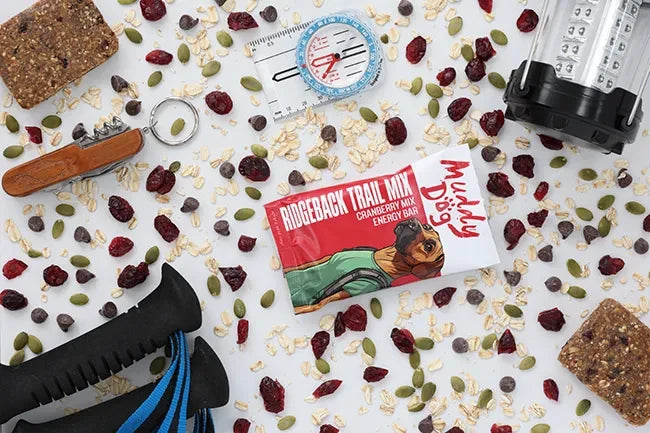 Muddy Dog Snacks | RidgeBack Mix - Cranberry Trail Mix Energy Bar (Human Treats)