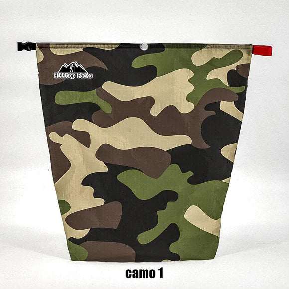 Hilltop Packs Ultralight Large Food Bags | Solid Colors & Printed D50T Bear Bag