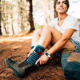Darn Tough Women's Animal Haus & Shroom Bloom Crew Lightweight Lifestyle Socks