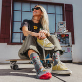 Darn Tough Women's Animal Haus & Shroom Bloom Crew Lightweight Lifestyle Socks
