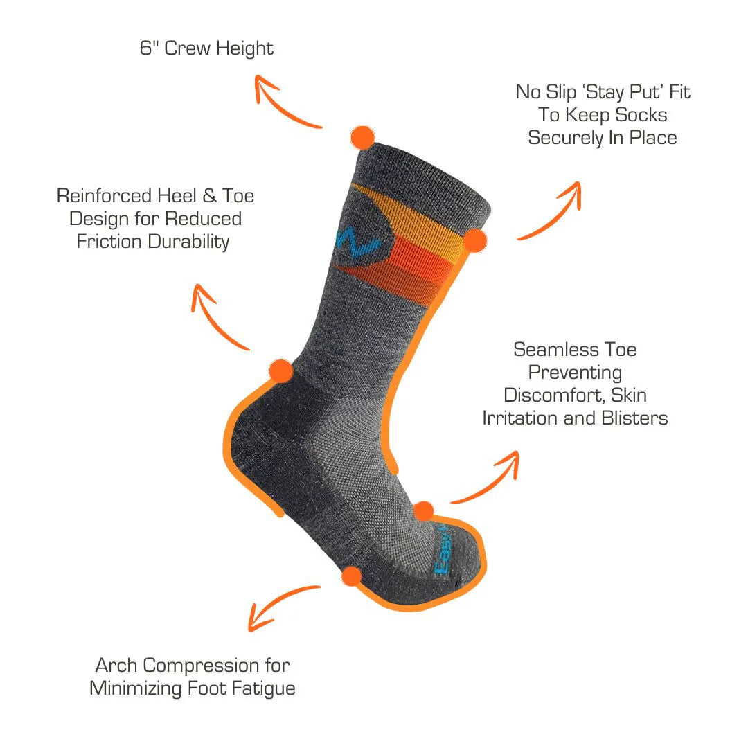 Easy Wind Outfitters Maverick Cushioned Hiking Sock