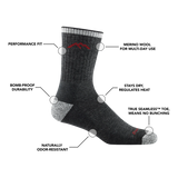Darn Tough Men's Hiker Micro Crew Hiking Socks