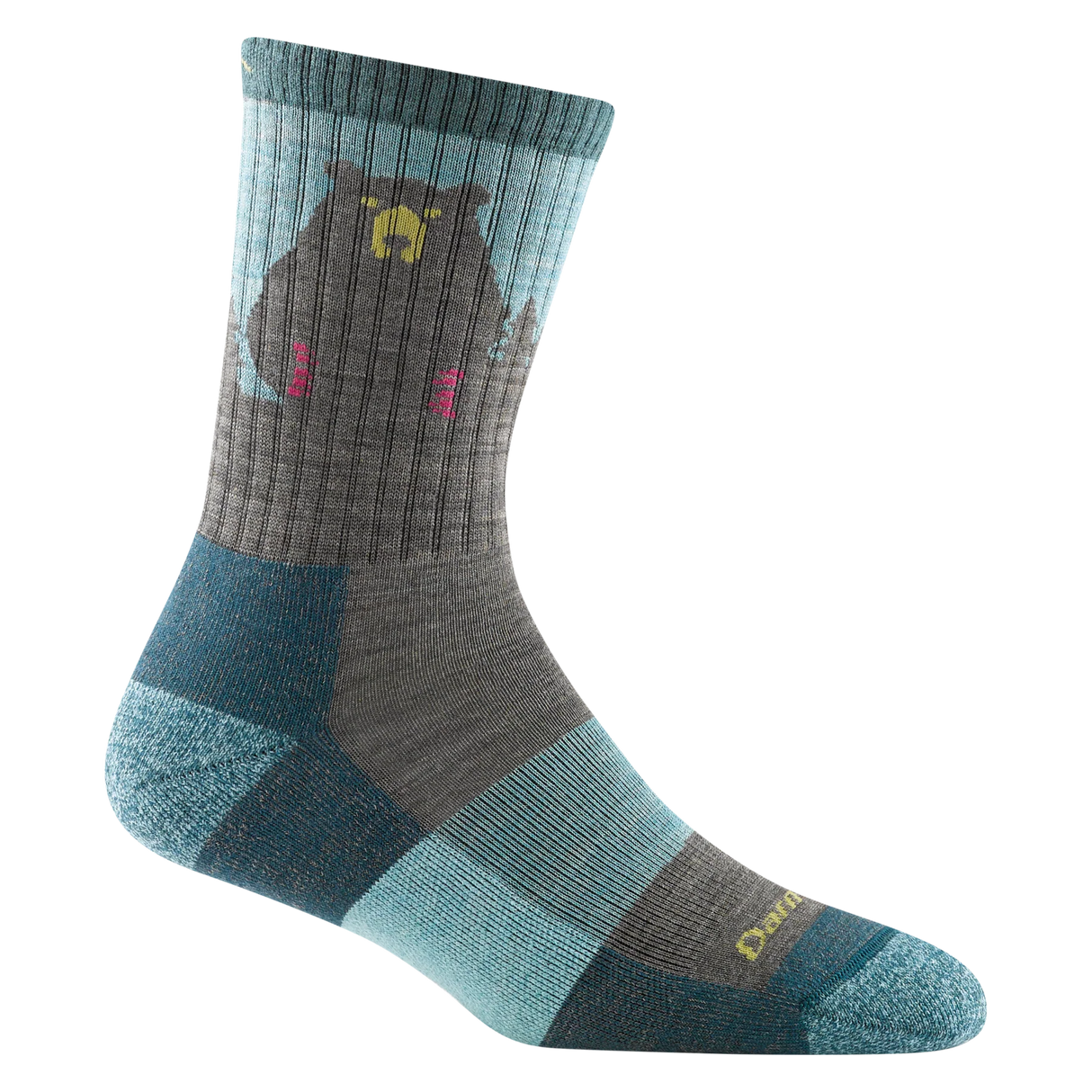 Darn Tough Women's Bear Town, Critter Club & Hiker Micro Crew Hiking Socks