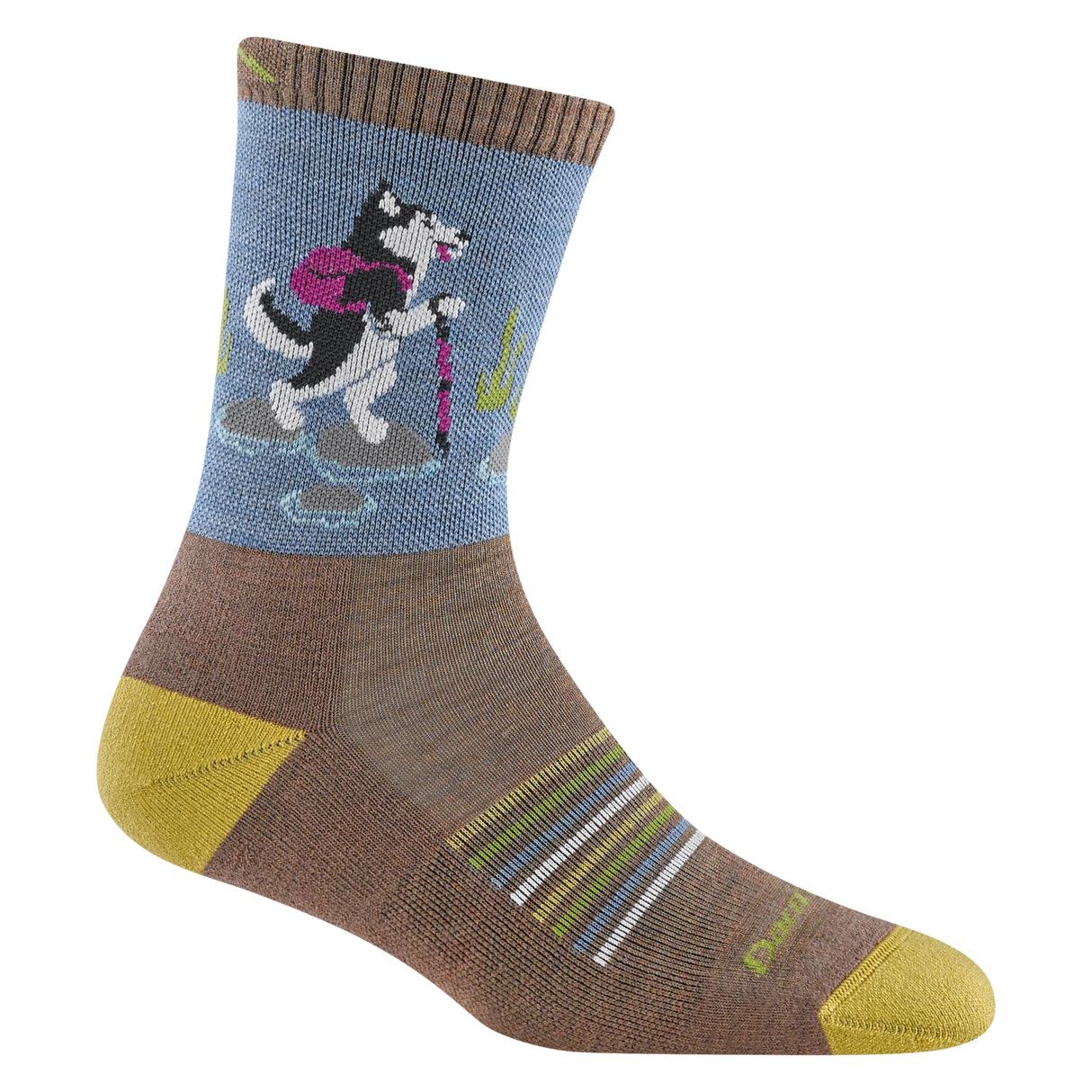 Darn Tough Women's Bear Town, Critter Club & Hiker Micro Crew Hiking Socks