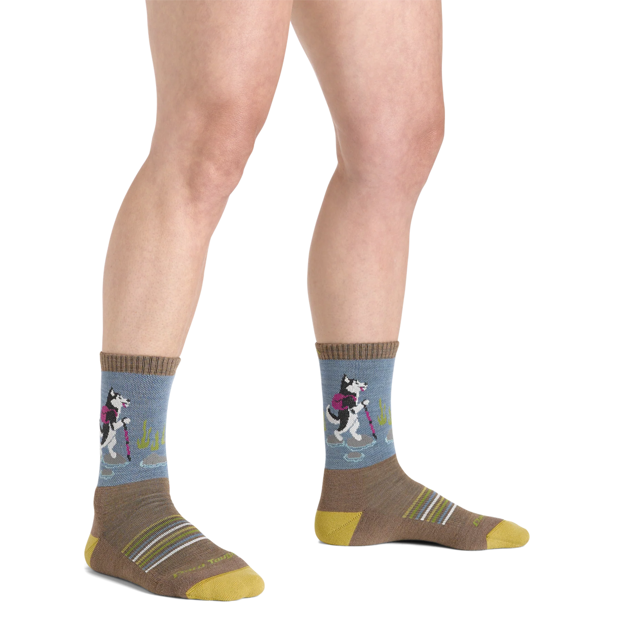 Darn Tough Women's Bear Town, Critter Club & Hiker Micro Crew Hiking Socks