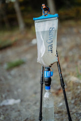 Sawyer Squeeze Water Filtration System with CNOC 2L Bladder | Ultralight Backpacking Water Filter
