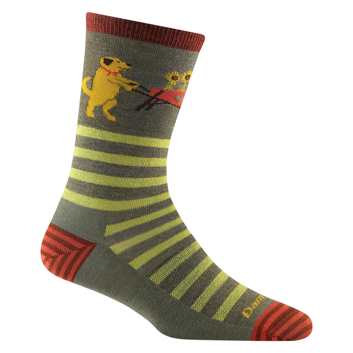 Darn Tough Women's Animal Haus & Shroom Bloom Crew Lightweight Lifestyle Socks