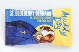Muddy Dog Snacks | St. Blueberry Bernard - Blueberry Lemon Energy Bar (Human Treats)