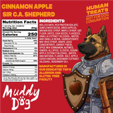 Muddy Dog Snacks | Sir C.A. Shepherd - Cinnamon Apple Energy Bar (Human Treats)