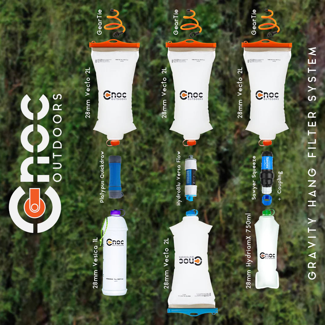 CNOC Outdoors Vesica® 1L Collapsible Water Bottle | Ultralight Backpacking Bottle