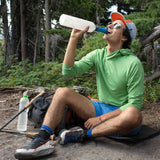 CNOC Outdoors V1 ThruBottle | Ultralight 1L Backpacking Water Bottle