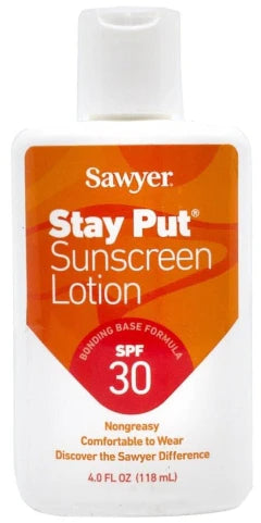 Sawyer Stay-Put® SPF 30 Sunscreen Lotion | Long-Lasting Outdoor Sun Protection