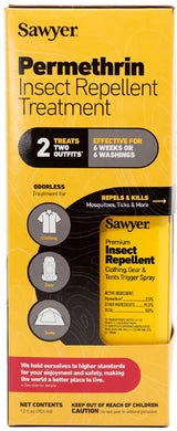 Sawyer Permethrin Insect Repellent for Clothing, Gear & Tents | 12 oz Trigger Spray