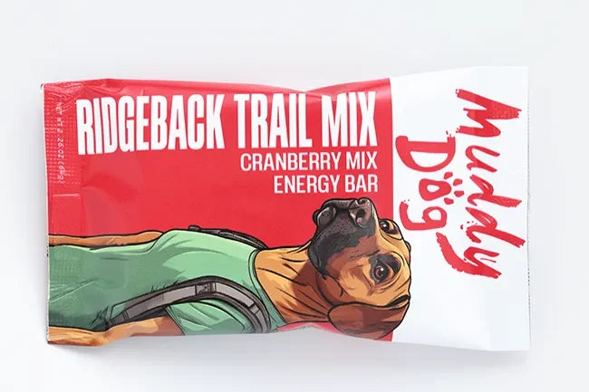 Muddy Dog Snacks | RidgeBack Mix - Cranberry Trail Mix Energy Bar (Human Treats)