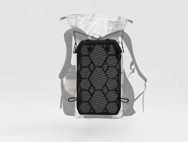 Vaucluse Camping Gear X Ultralight Backpack Ventilation Frame w/Sleeve - Black  Front View