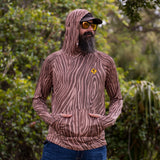 TownShirt Co. Wood Grain Sun Hoodie