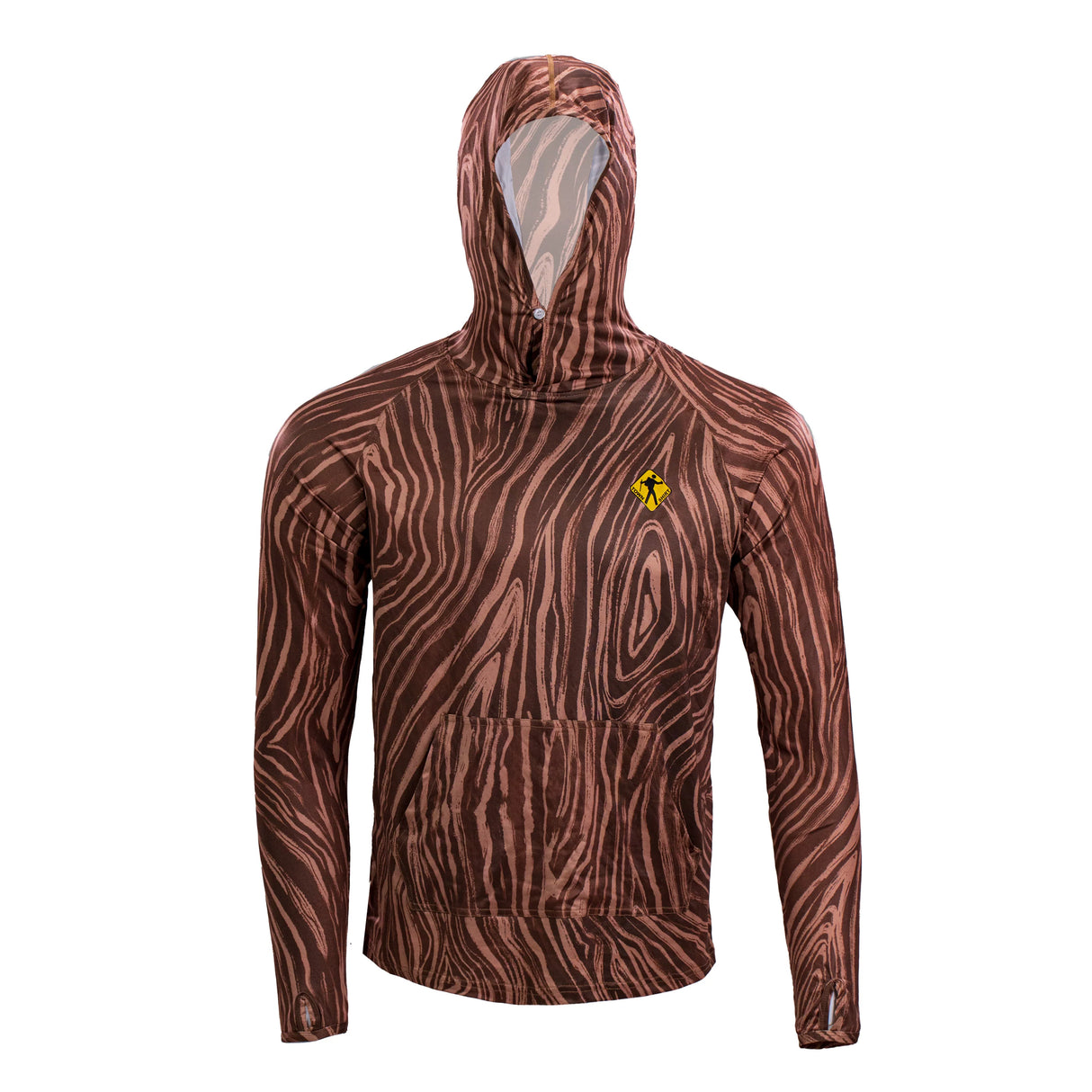 TownShirt Co. Wood Grain Sun Hoodie